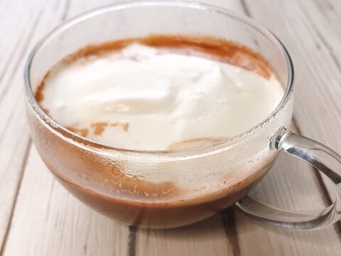 4倍希釈のカフェオレベースを使ったカフェモカ レシピ 作り方 By ムッカリーナ 楽天レシピ